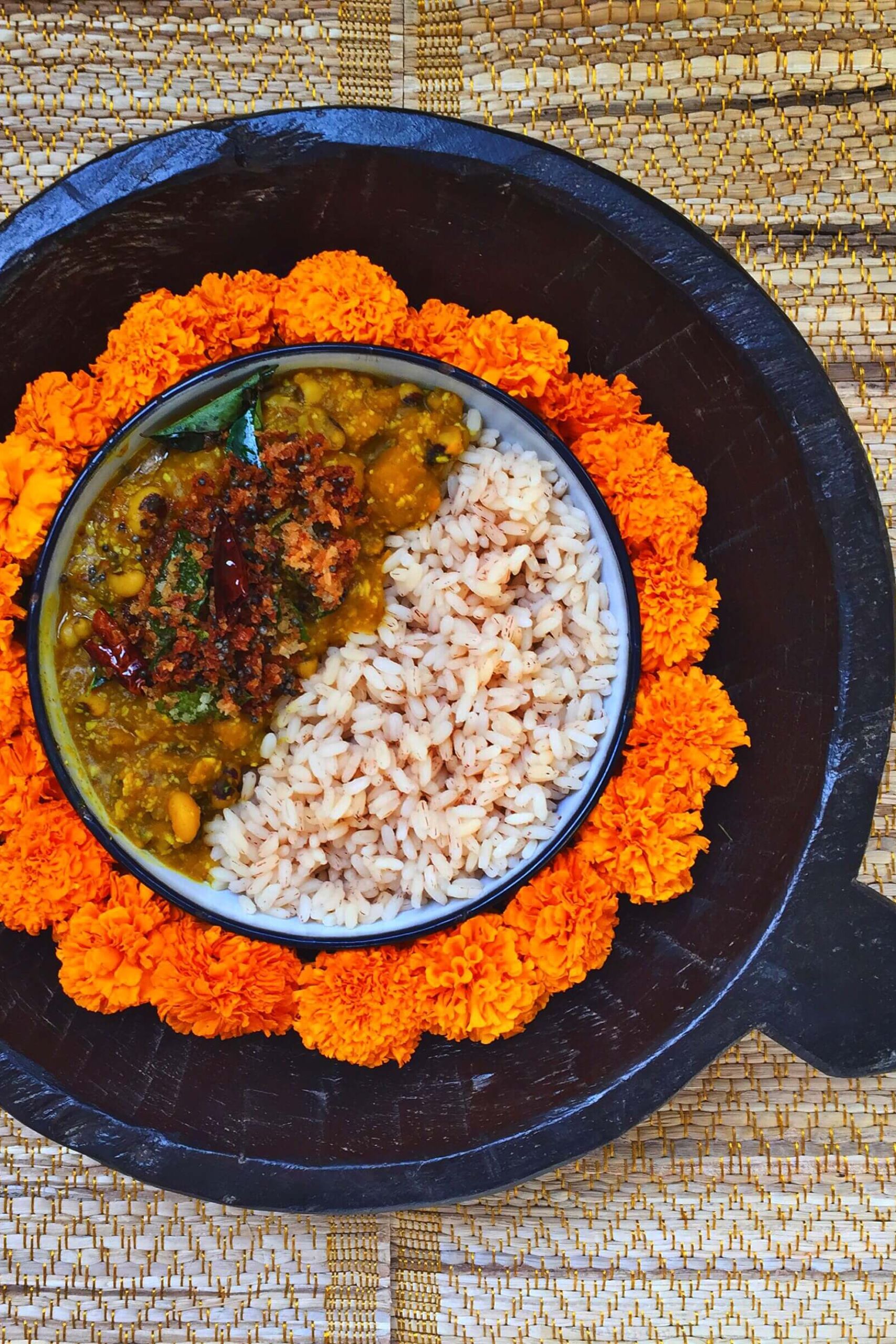 Pumpkin and Black Eyed Peas