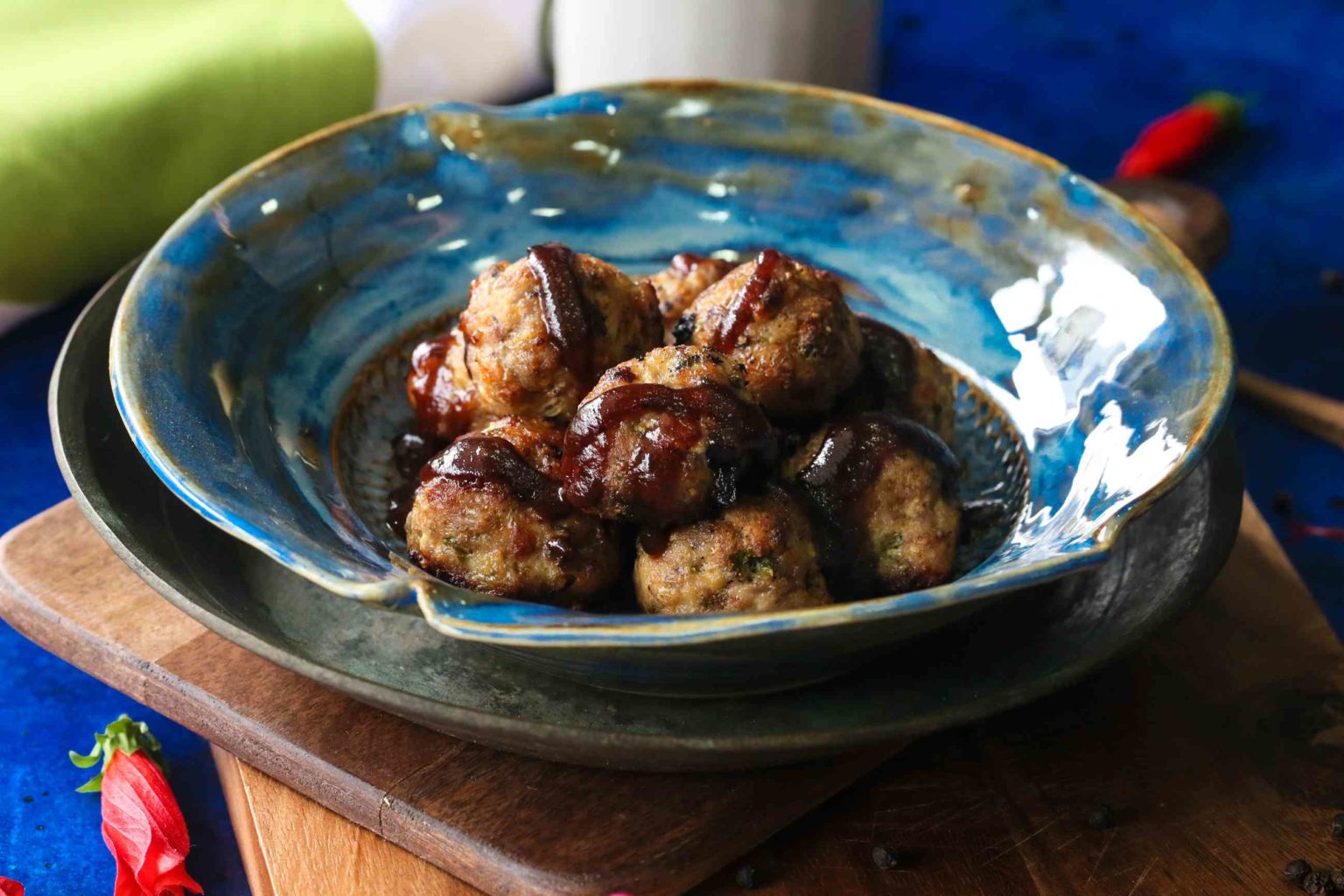 Spicy Pepper Chicken Meatballs ThePepperCook