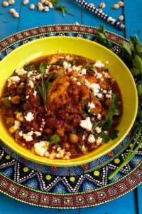 mediterranean chicken with garbanzo