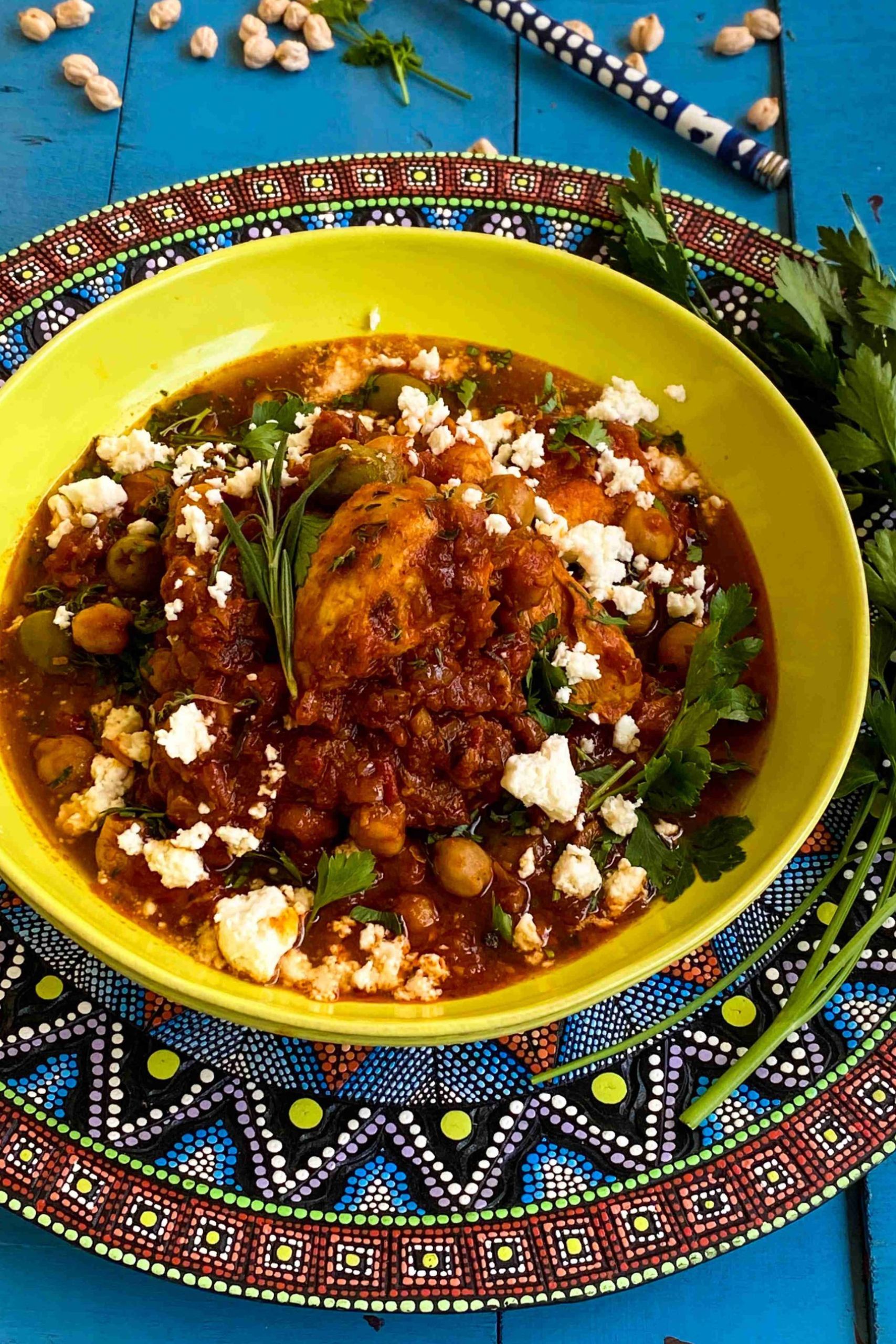 mediterranean chicken with garbanzo