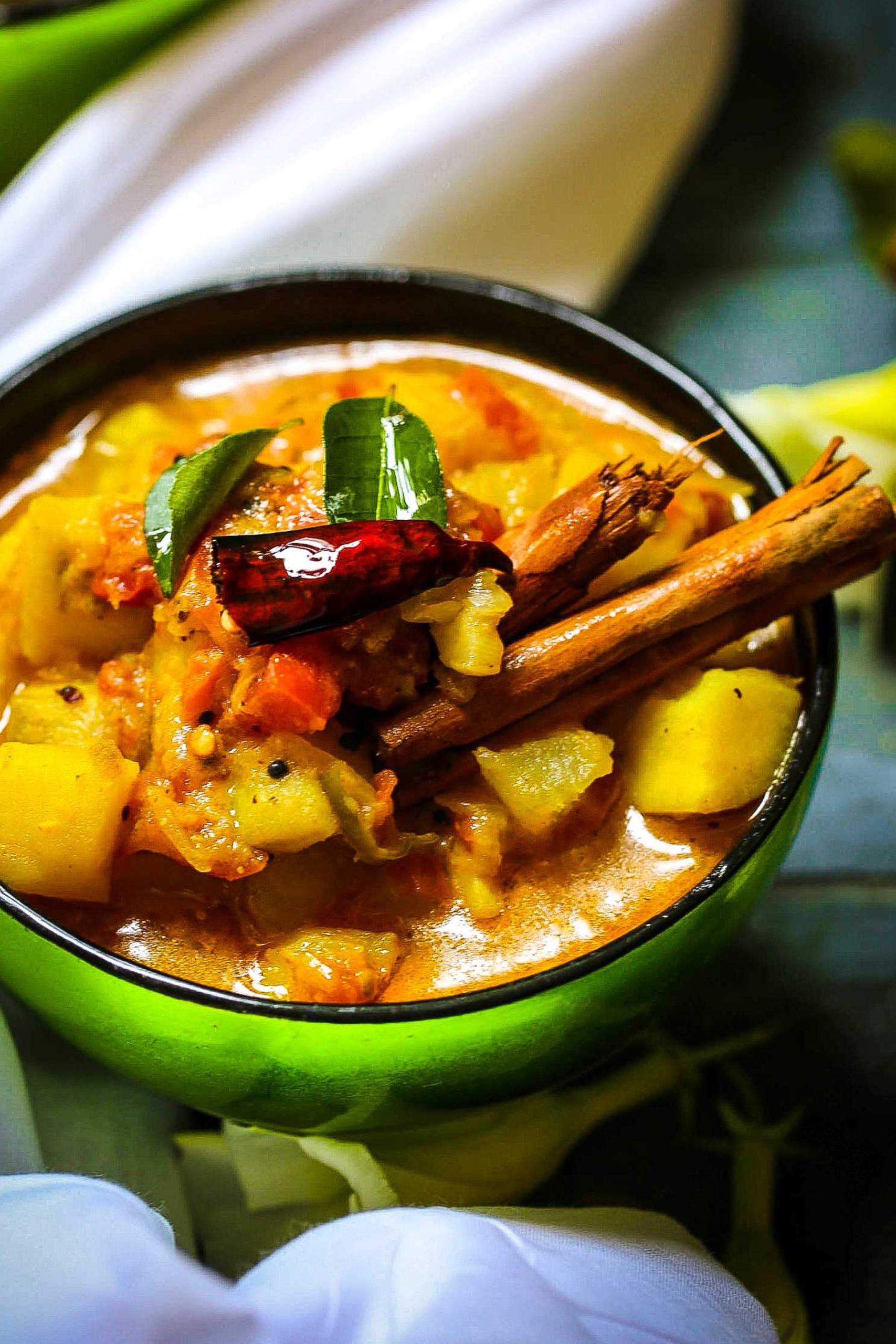 sri lankan inspired sweet potato