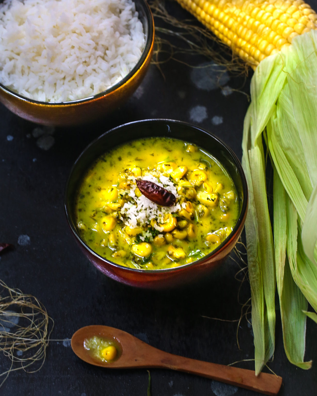 Coconut Corn Curry ThePepperCook