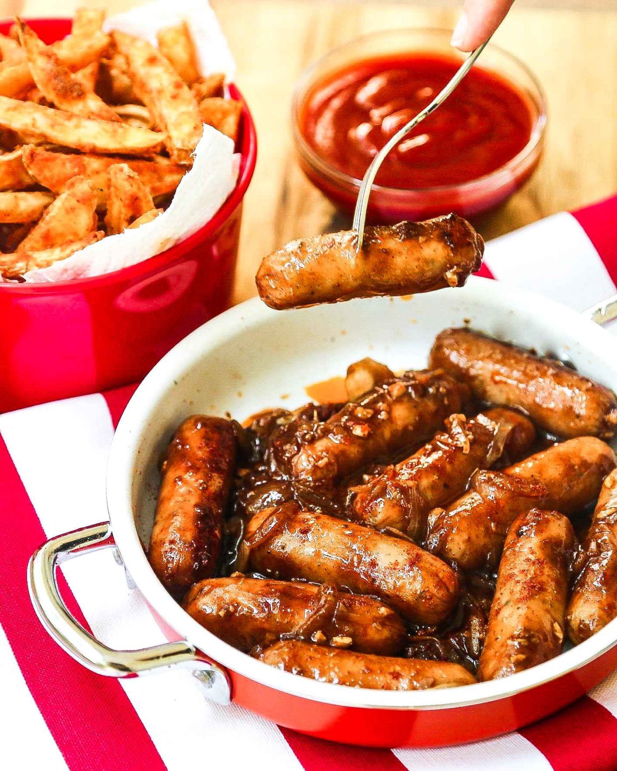 Easy Masala Sausages ThePepperCook
