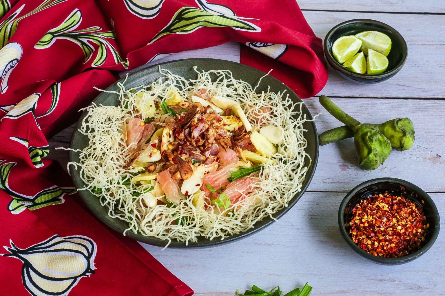 Bamboo and Water Chestnut Salad ThePepperCook