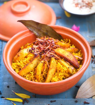 Mom’s Recipe #3 – Rice with Fried Potatoes (Taheri)