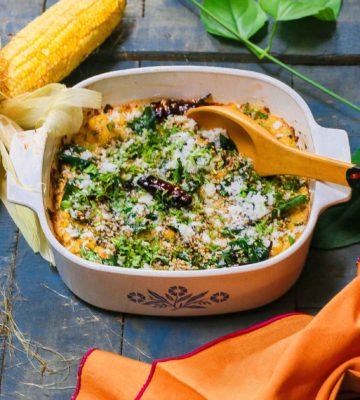 Spicy Coconut and Corn Bake
