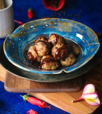 Spicy Pepper Chicken Meatballs