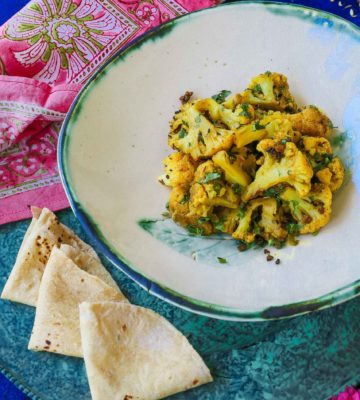 Indian Cauliflower with Five Spices (Panch Phoran)